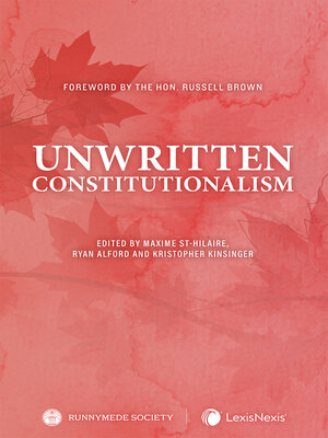 cover image of Unwritten Constitutionalism